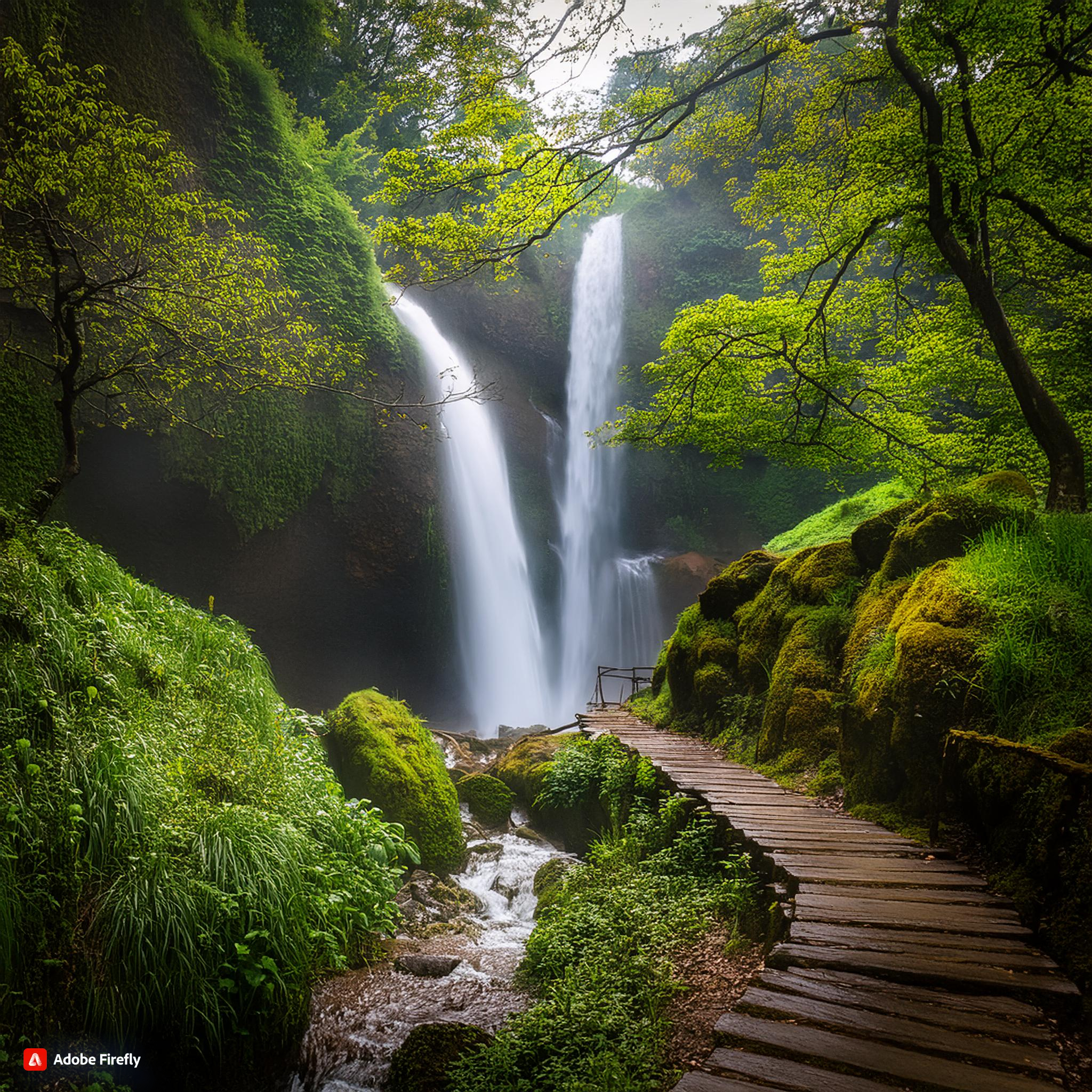 hiking trails with waterfalls