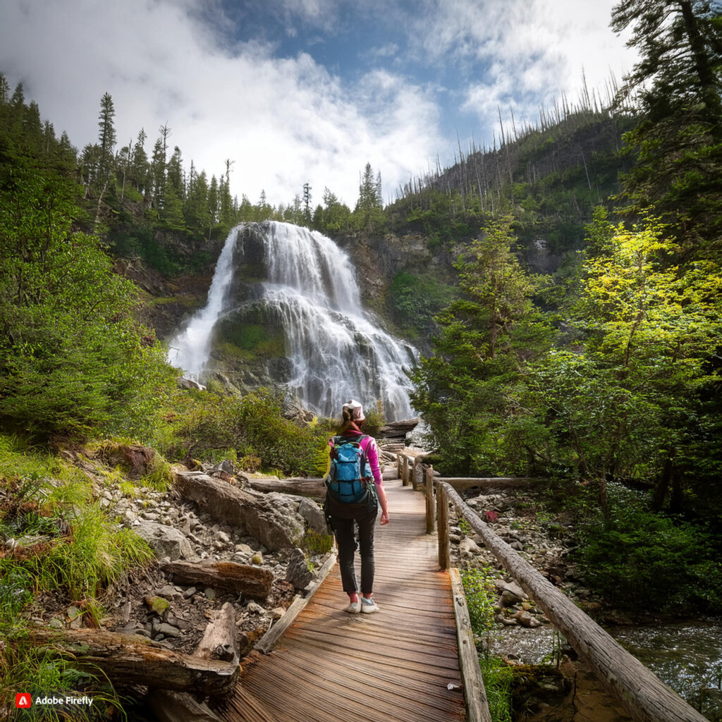 hiking trails near me with waterfalls